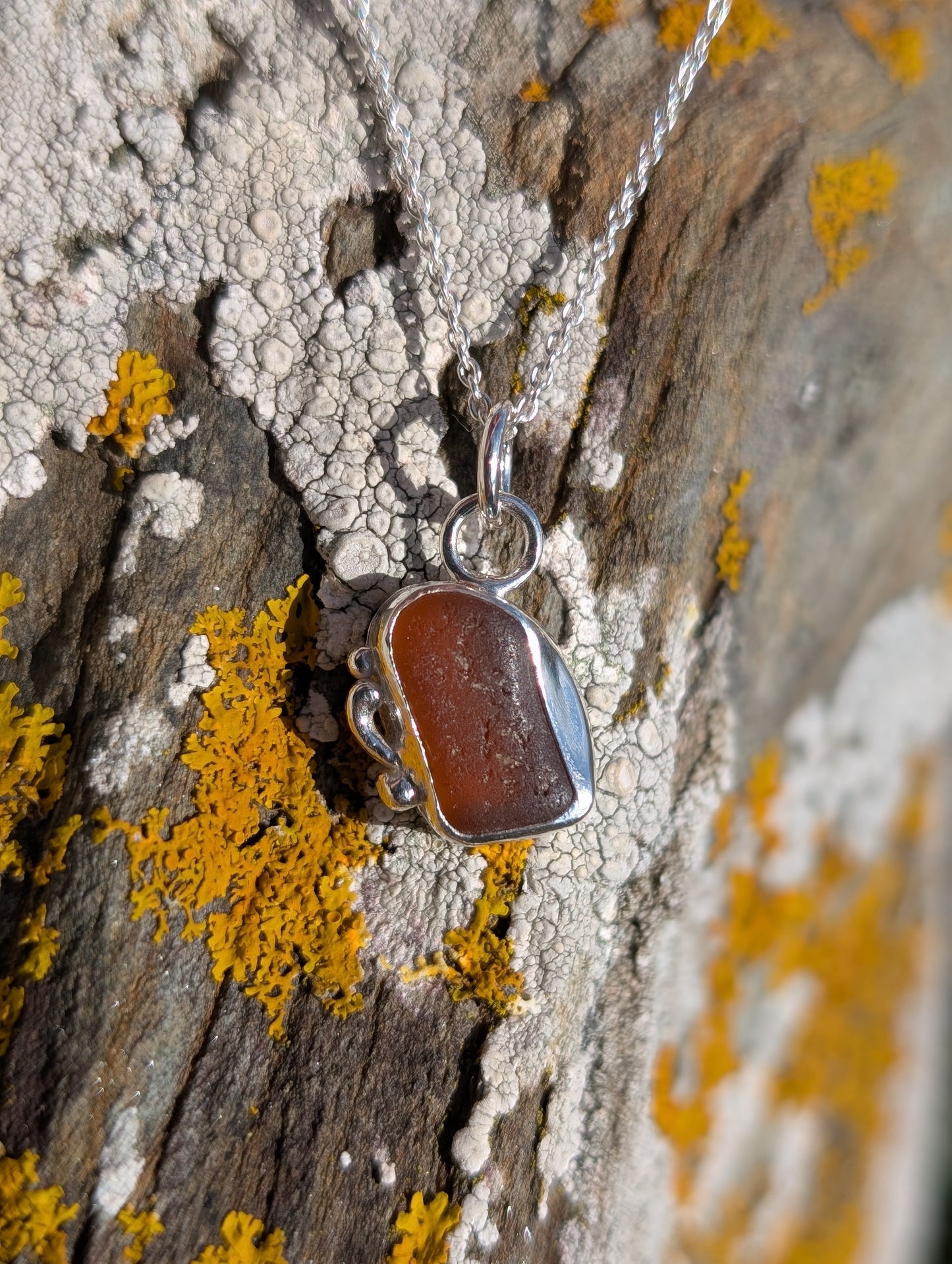 Amber Organic Pendant