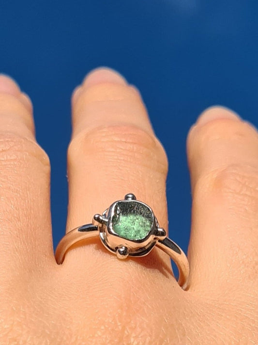 Embellished Ring - Choose your sea glass