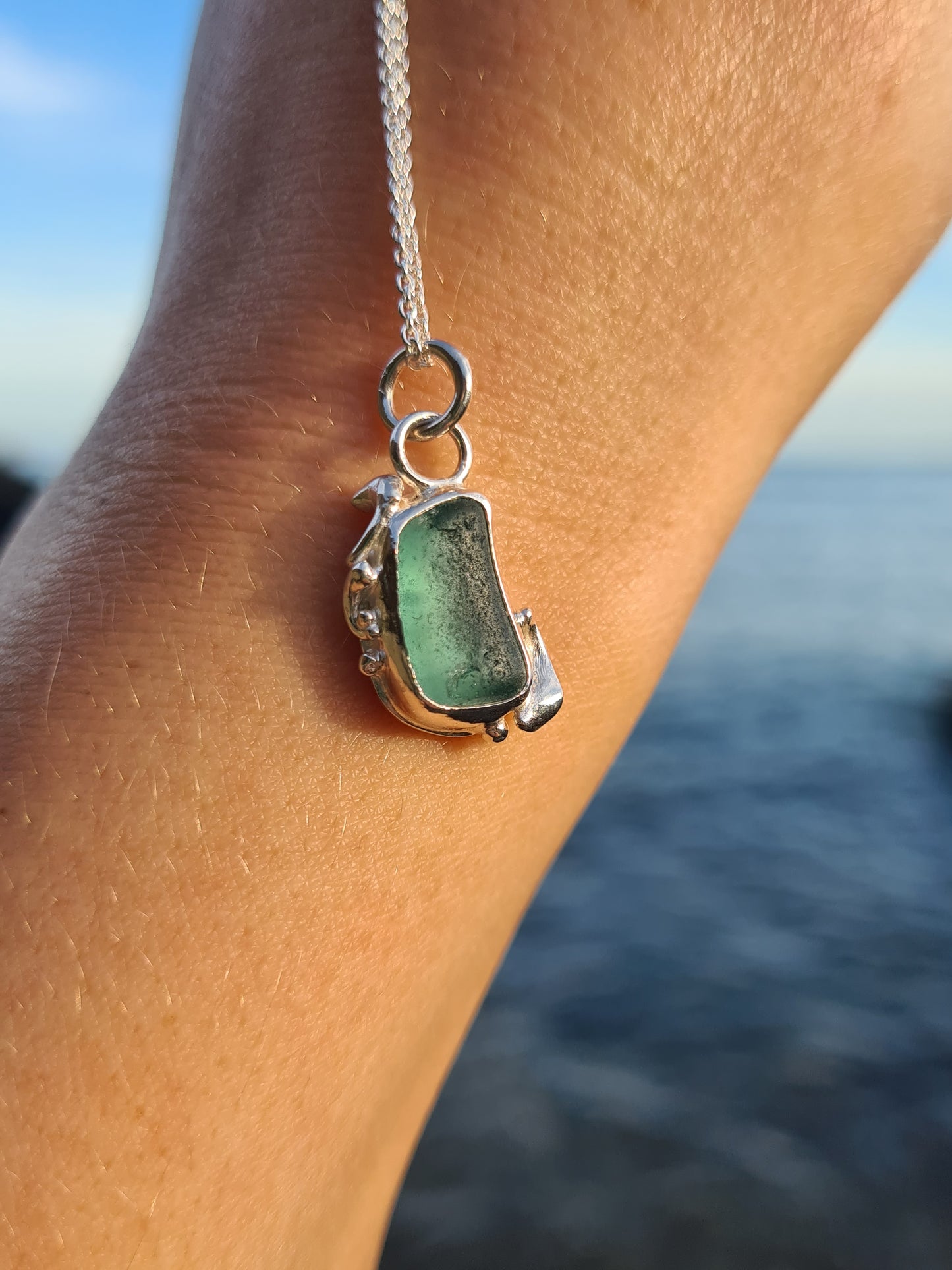 Aquamarine Organic Necklace