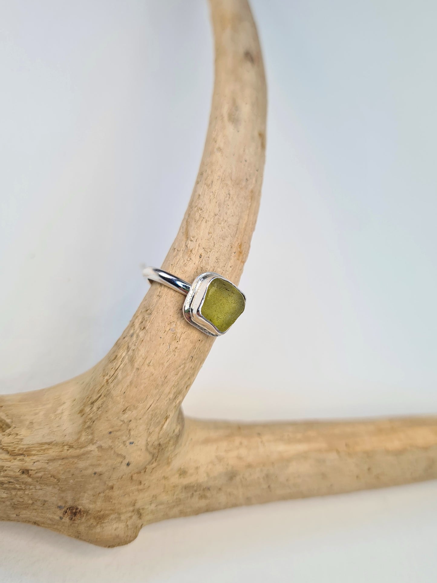 Sunlit Yellow Pinky Ring