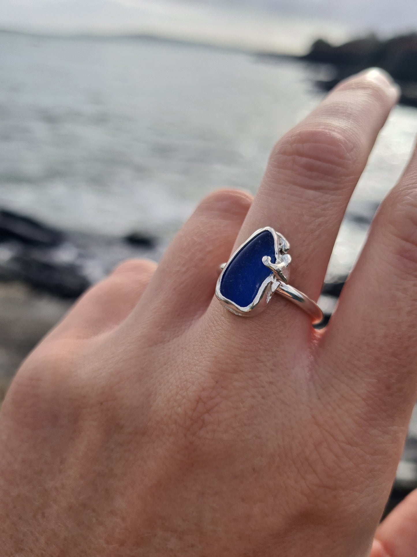 Royal Blue Organic Ring