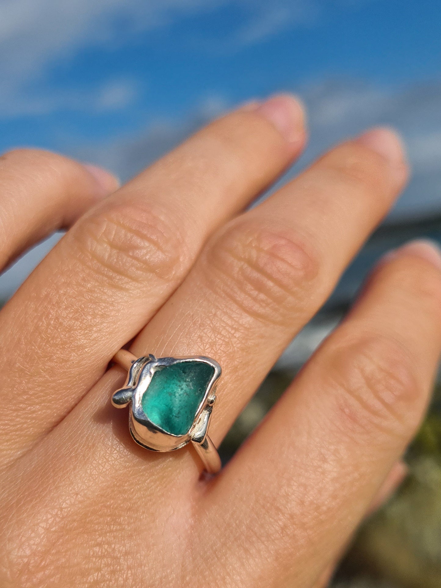 Turquoise Embellished Ring