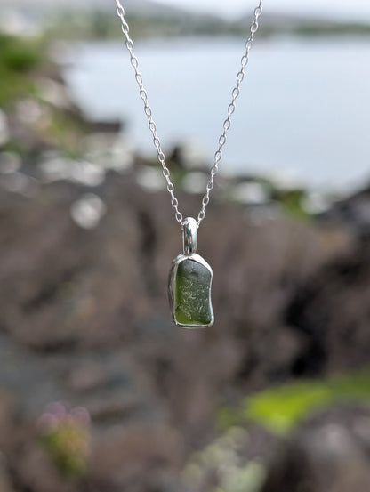 Green Seaglass Necklace
