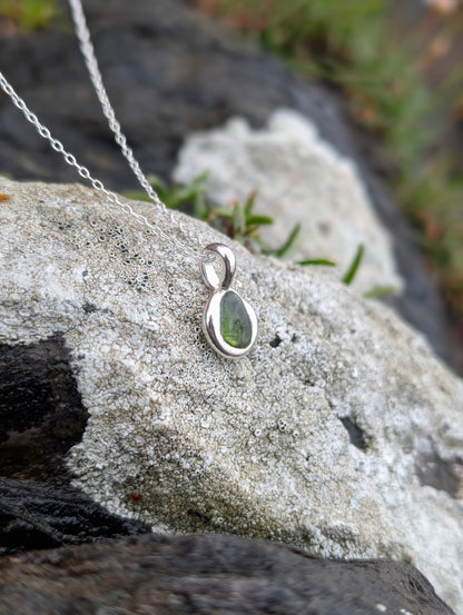 Green Seaglass Necklace