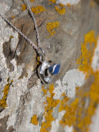 Royal Blue Ripple Pendant