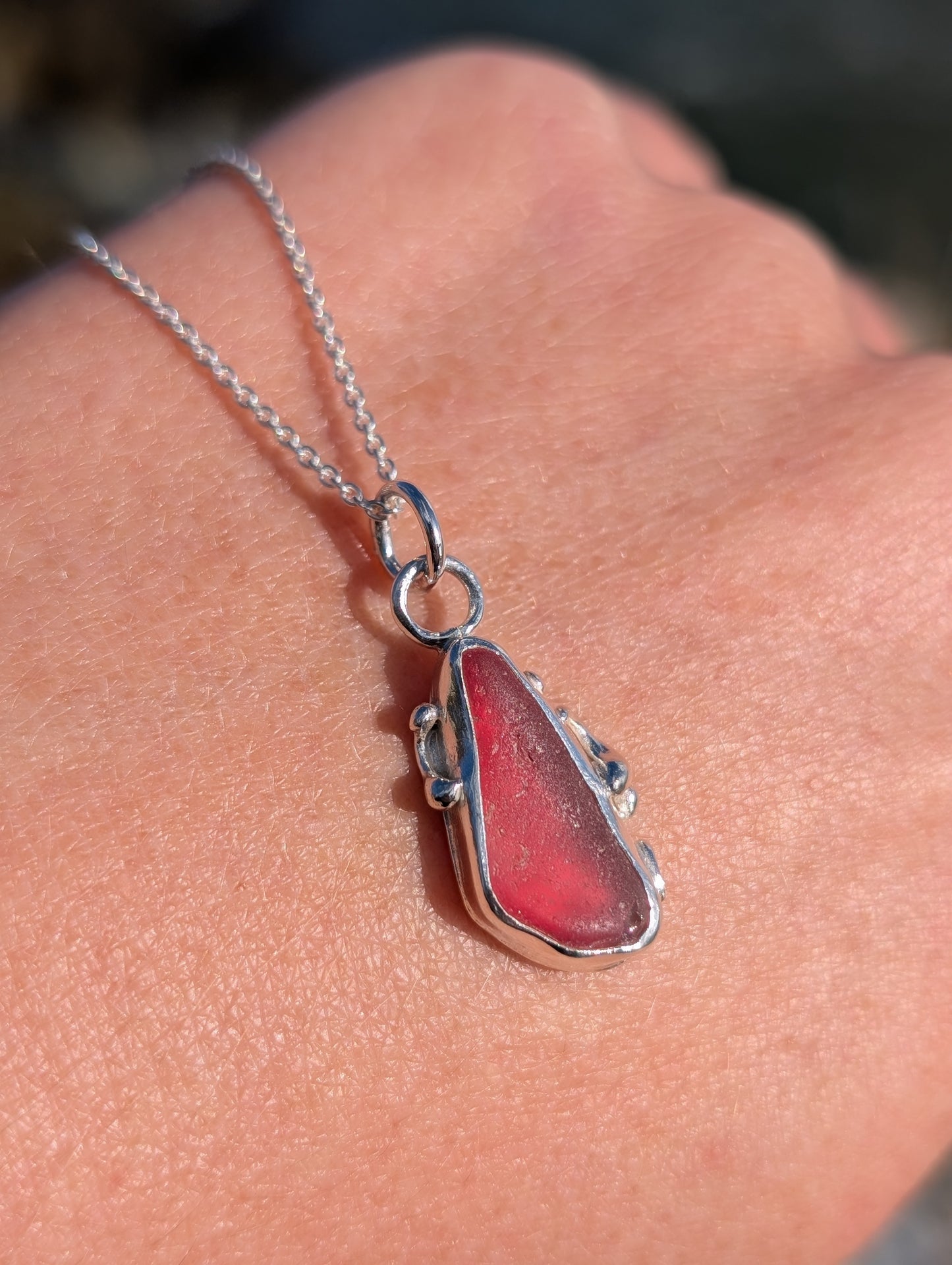 Pink Organic Pendant