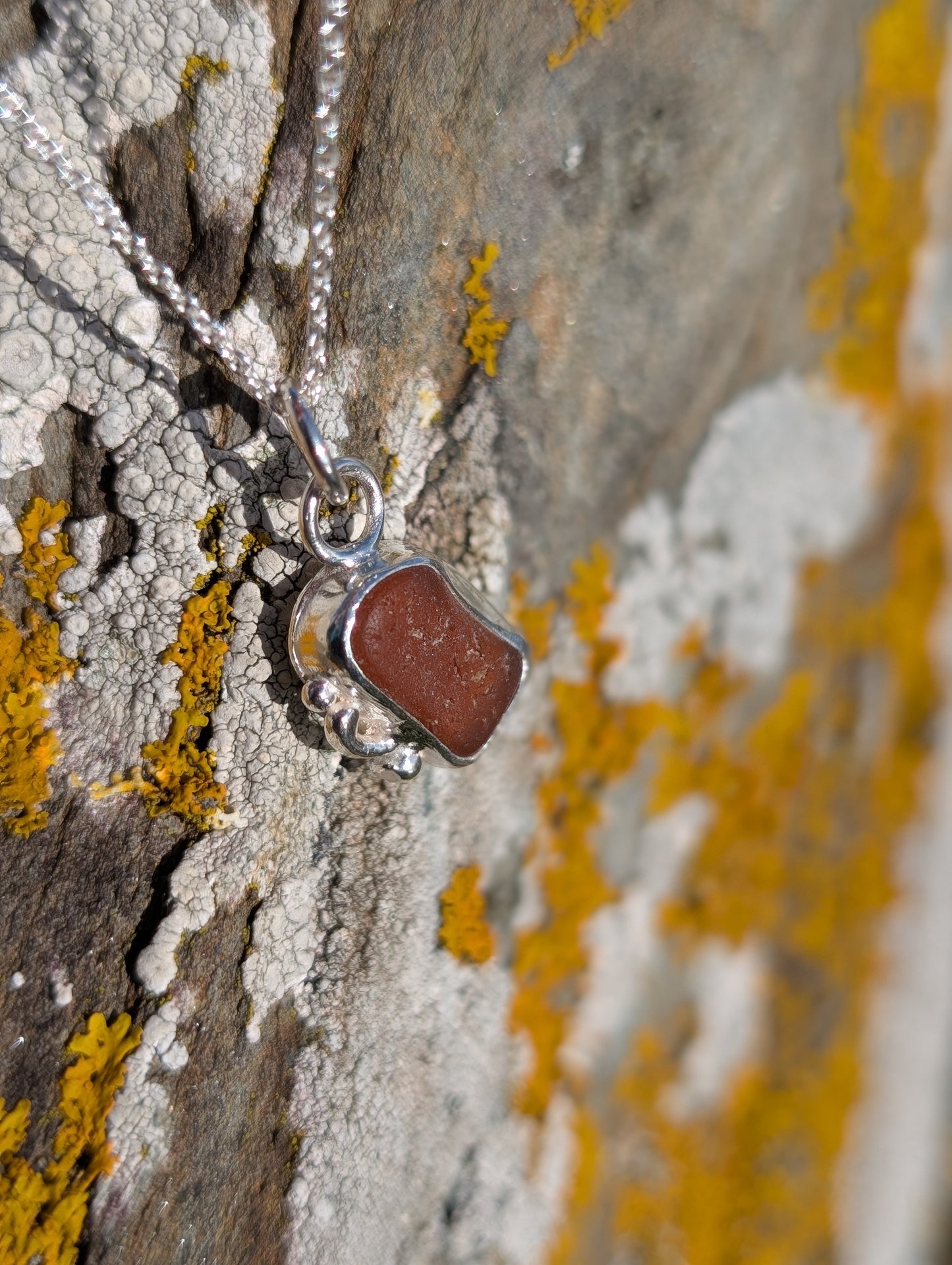 Amber Organic Pendant