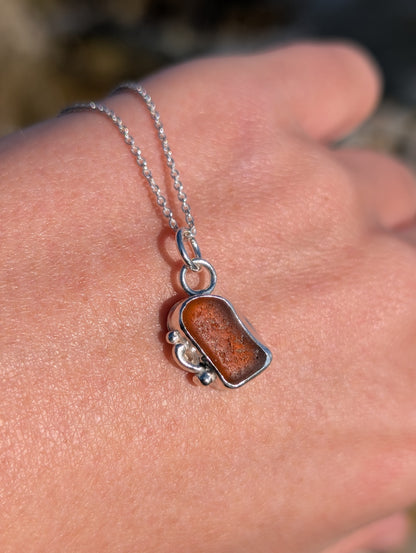 Amber Organic Pendant
