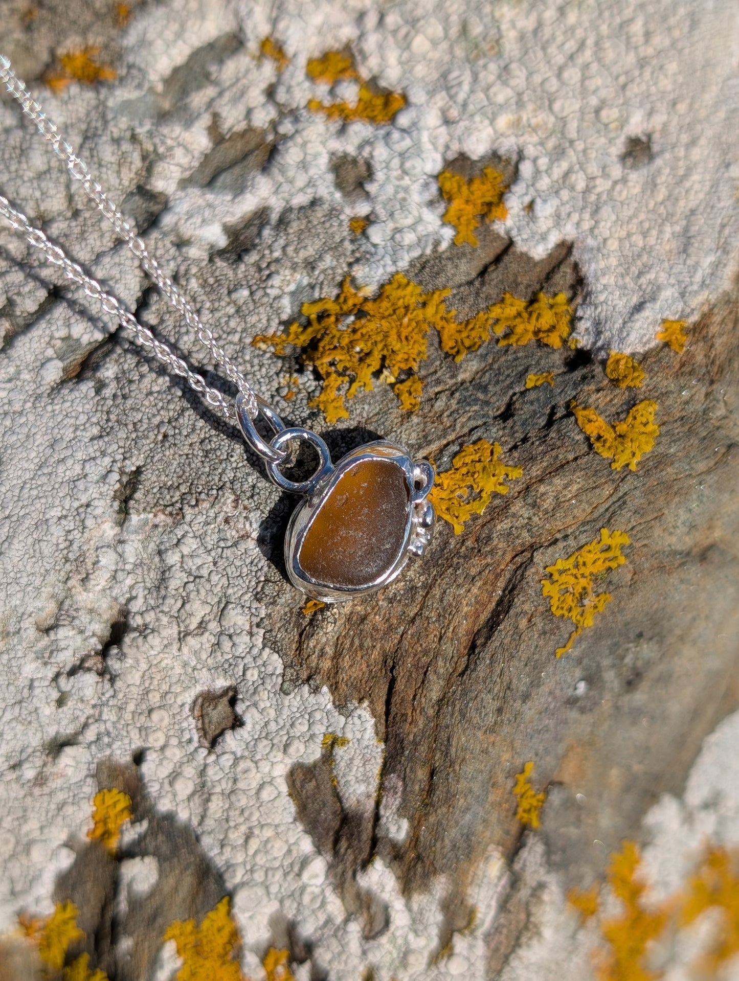 Golden Amber Pendant