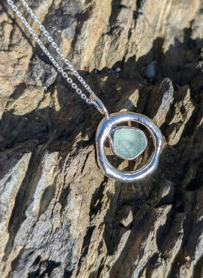 Turquoise Ripple Pendant
