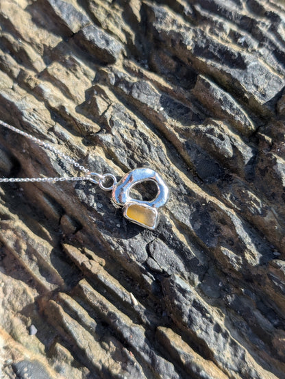 Golden Ripple Pendant