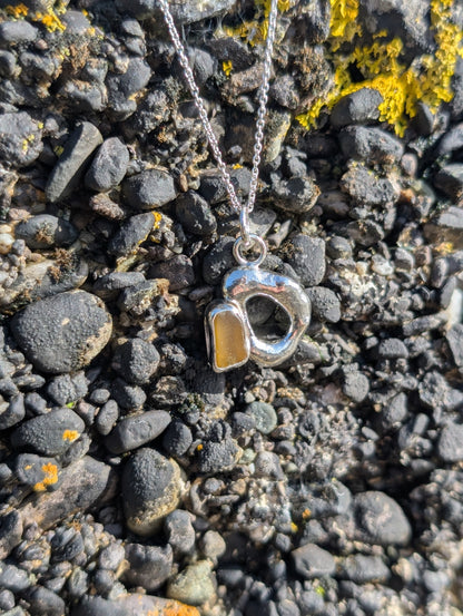 Golden Ripple Pendant