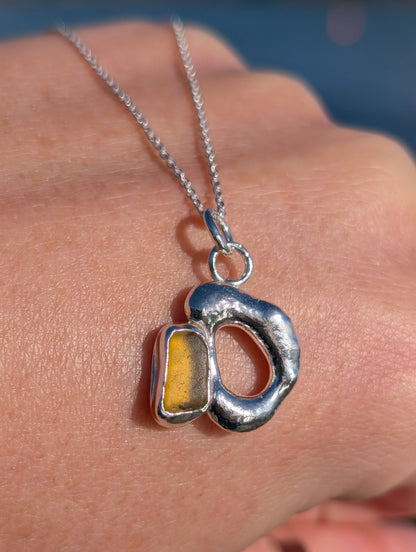 Golden Ripple Pendant