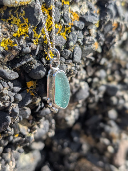 Aquamarine Organic Pendant