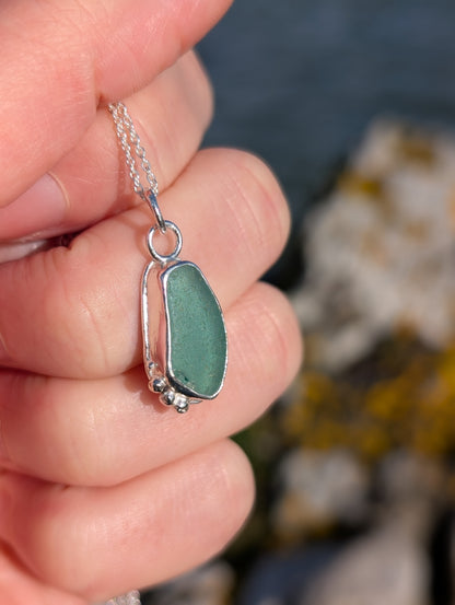 Aquamarine Organic Pendant