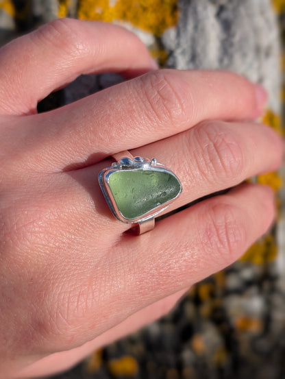Sage Green Chunky Ring