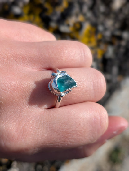 Turquoise Embellished Ring