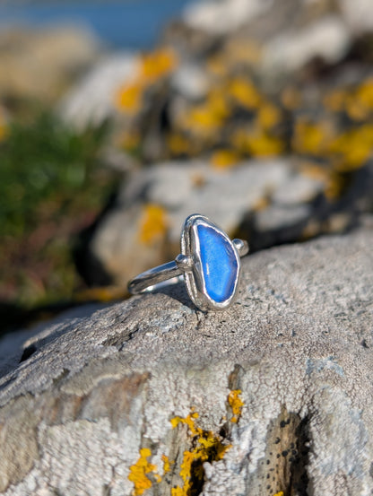 Royal Blue Embellished Ring