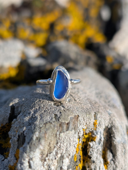 Royal Blue Embellished Ring