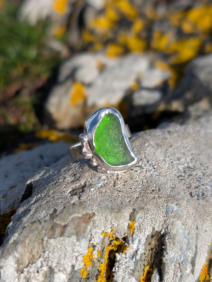 Vibrant Green Organic RIng